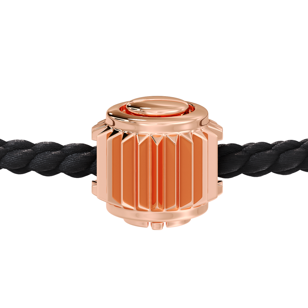Winder of Love Crown 9 Bracelet - 18K Rose Gold - Black