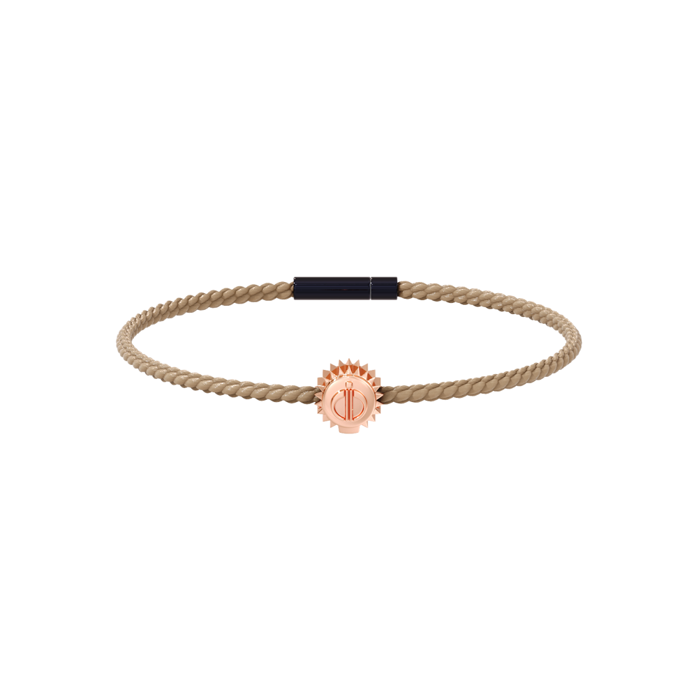 Winder of Love Crown 9 Bracelet - 18K Rose Gold - Golden Sand