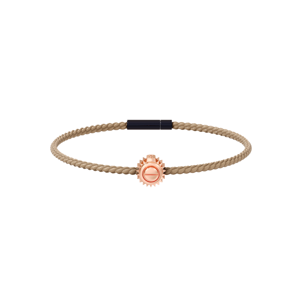 Winder of Love Crown 9 Bracelet - 18K Rose Gold - Golden Sand