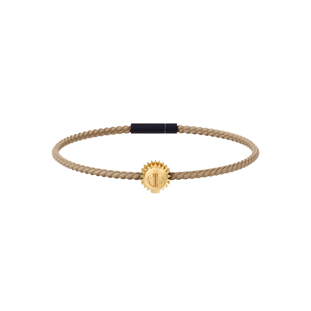 Winder of Love Crown 9 Bracelet - 18K Yellow Gold - Golden Sand