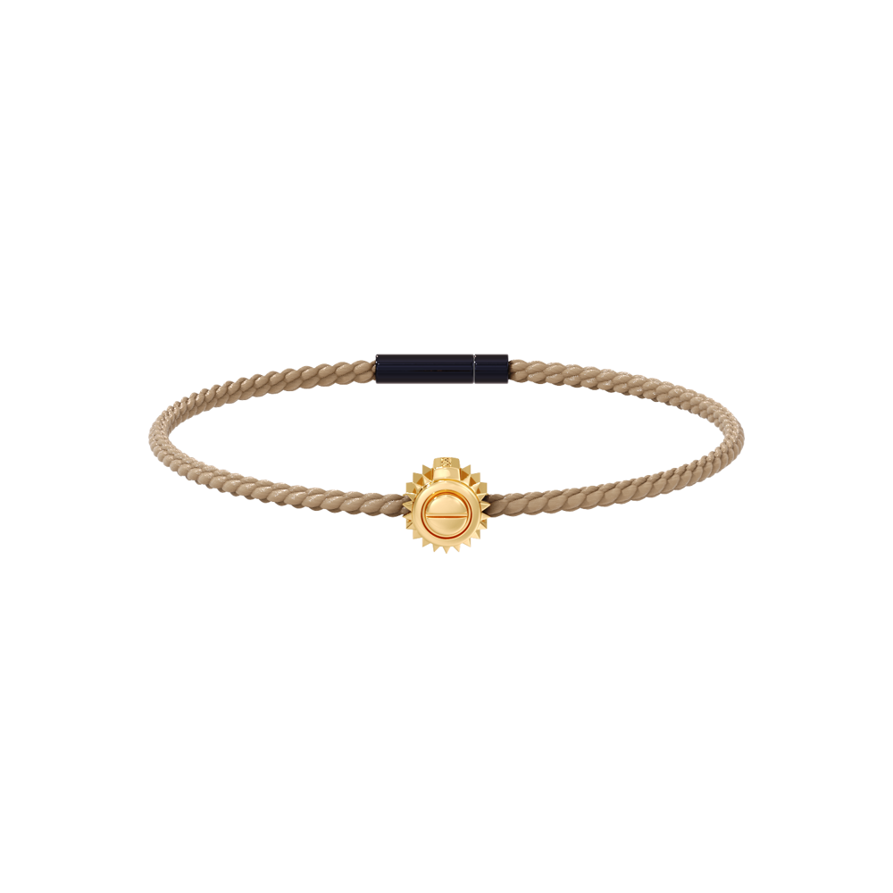 Winder of Love Crown 9 Bracelet - 18K Yellow Gold - Golden Sand