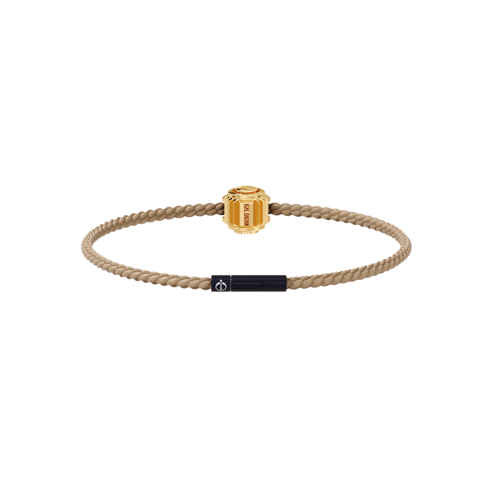 Winder of Love Crown 9 Bracelet - 18K Yellow Gold - Golden Sand