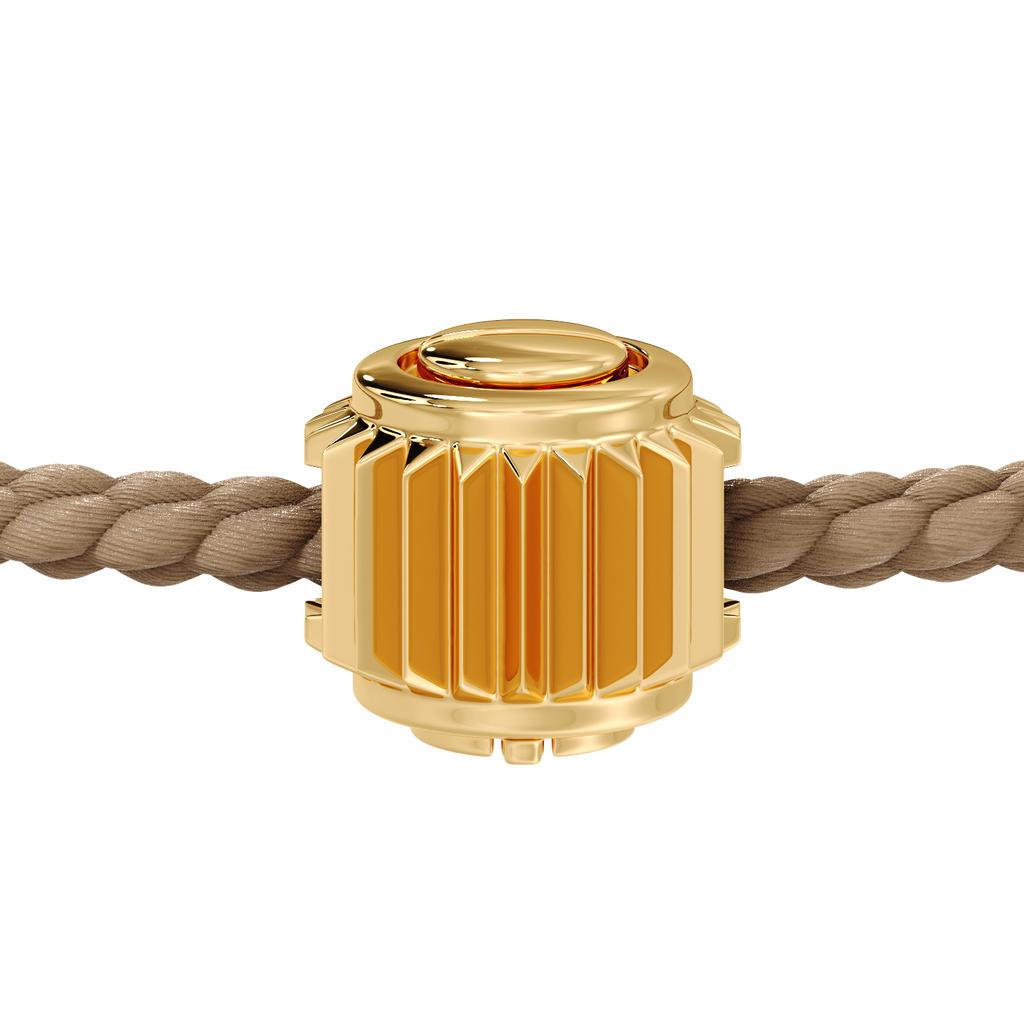Winder of Love Crown 9 Bracelet - 18K Yellow Gold - Golden Sand
