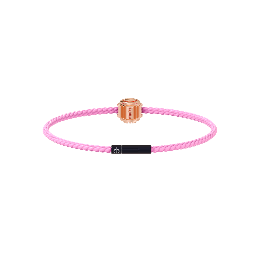 Winder of Love Crown 9 Bracelet - 18K Rose Gold - Pink