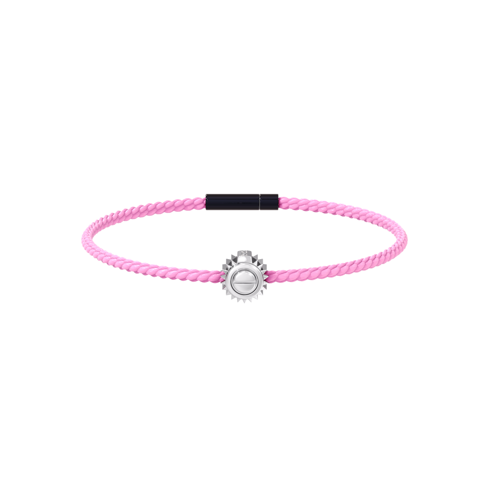 Winder of Love Crown 9 Bracelet - 18K White Gold