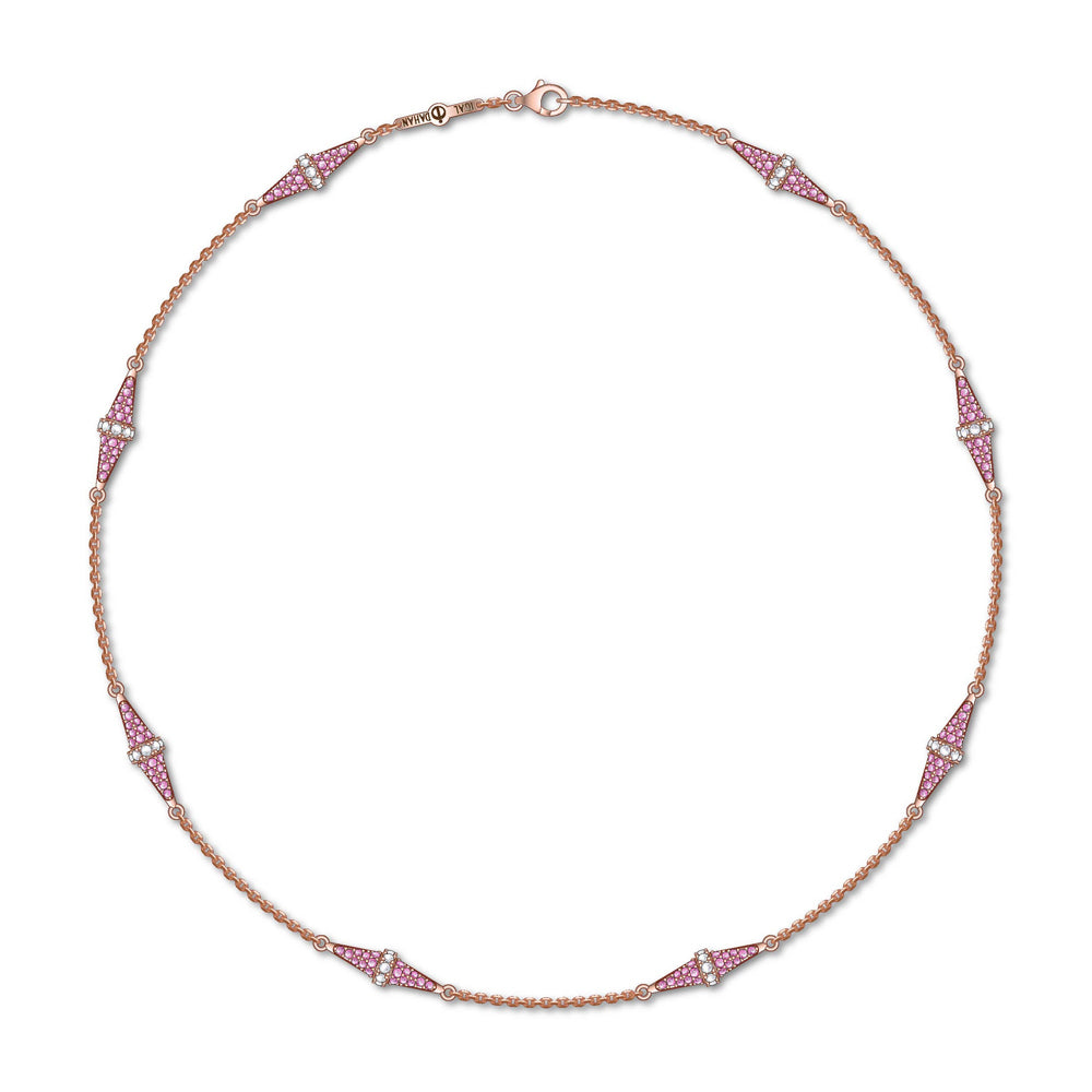 Queen La Tige Royal Necklace, 8 Tiges