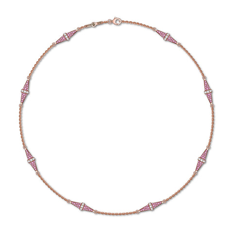 Queen La Tige Royal Necklace, 8 Tiges