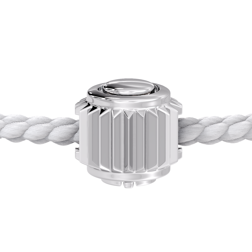 Winder of Love Crown 9 Bracelet - 925 Sterling Silver - White