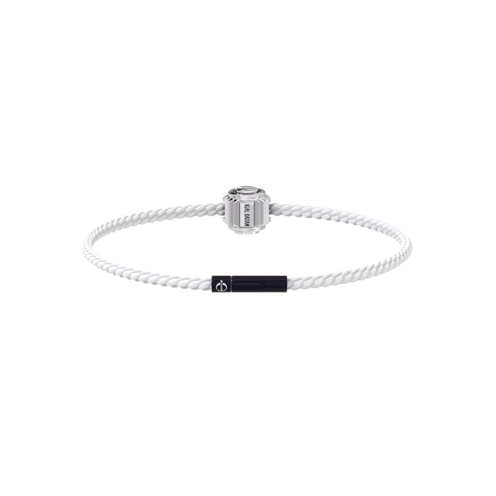 Winder of Love Crown 9 Bracelet - 18K White Gold - White