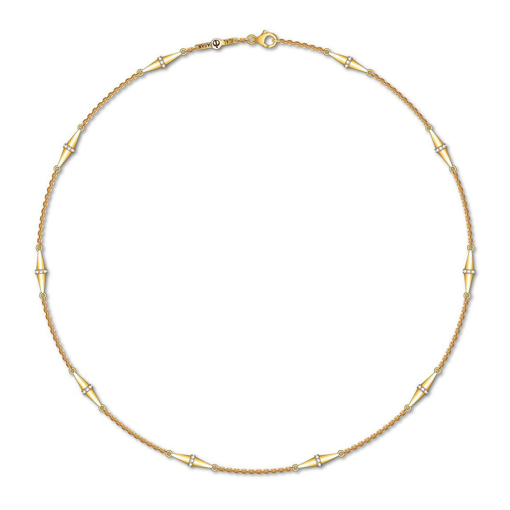 Princess La Tige Royal Necklace, 10 Tiges