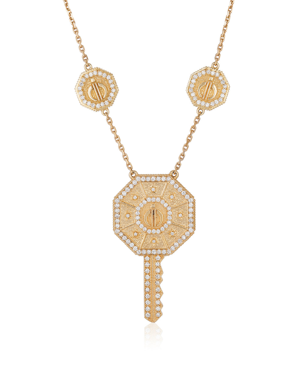 Day & Night Key Love Necklace