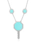 Day & Night Key of Love Necklace