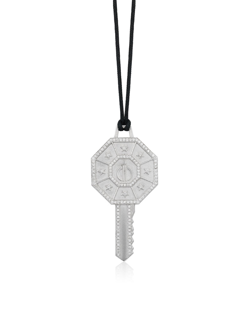 Day & Night Double Key of Love Pendant