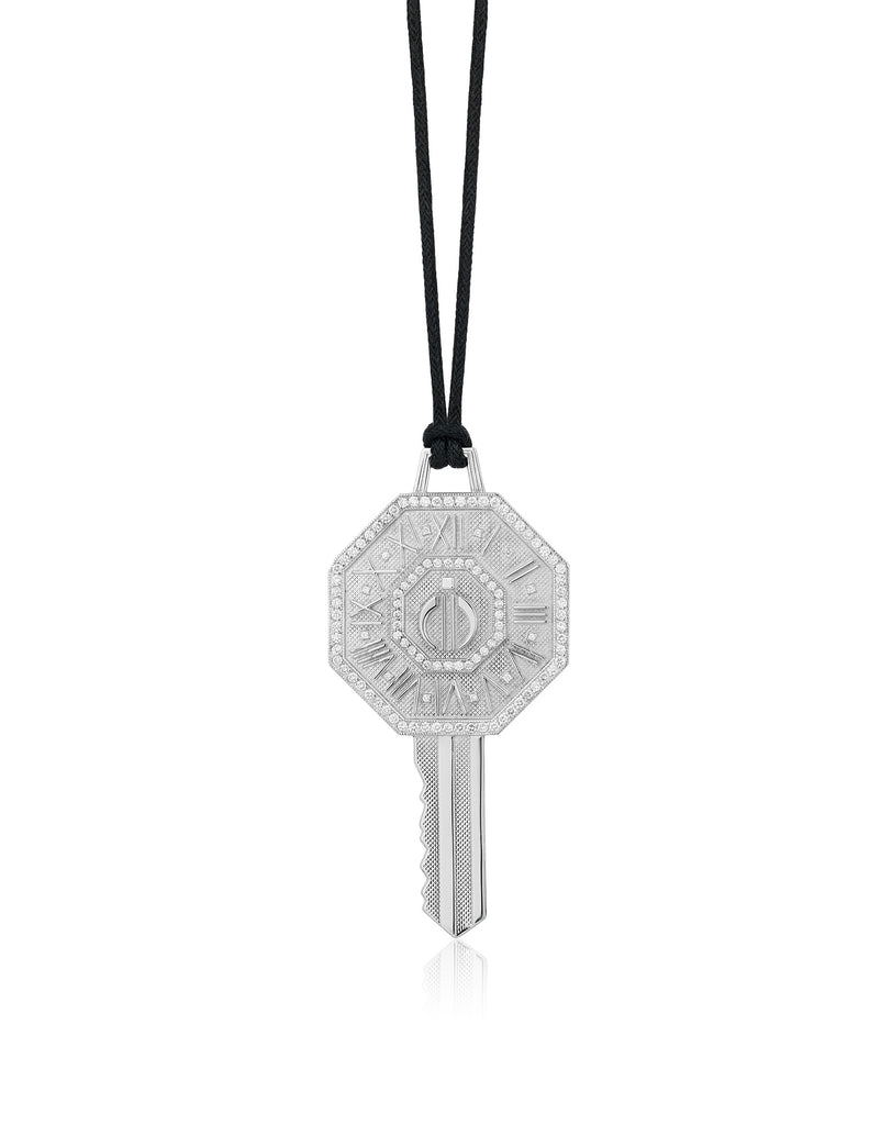 Day & Night Double Key of Love Pendant