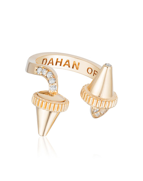 Golden Iconec Between the Finger Ring