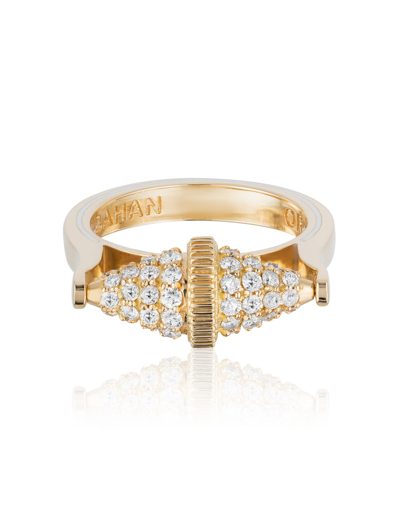 Golden Iconec Ring