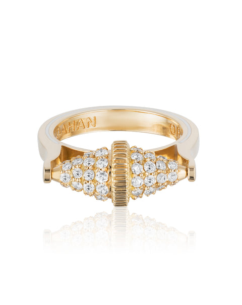 Golden Iconec Ring