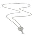 Day & Night Key of Love Necklace, Long Chain
