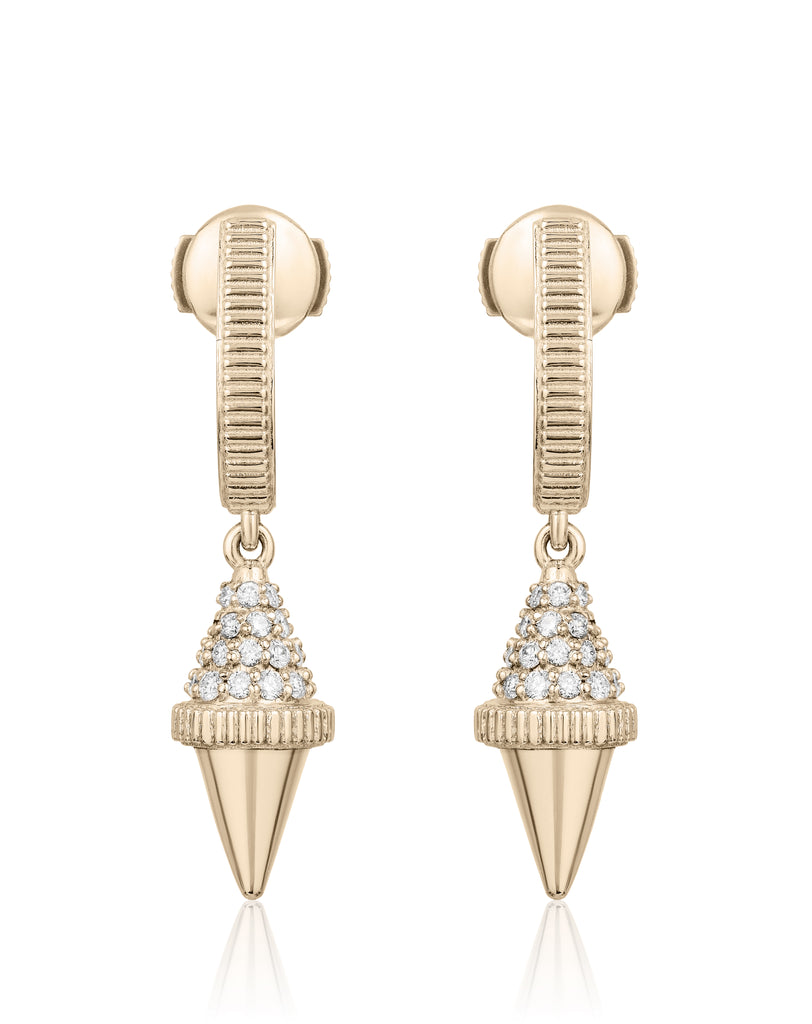 Golden Iconec Earring