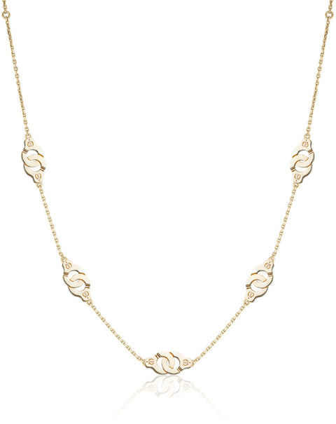The Aphrodite Cuffs of Love Necklace - Five Cuff