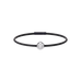 Winder of Love Crown 9 Bracelet - 925 Sterling Silver - Black