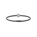 Winder of Love Crown 9 Bracelet - 18K White Gold - Black
