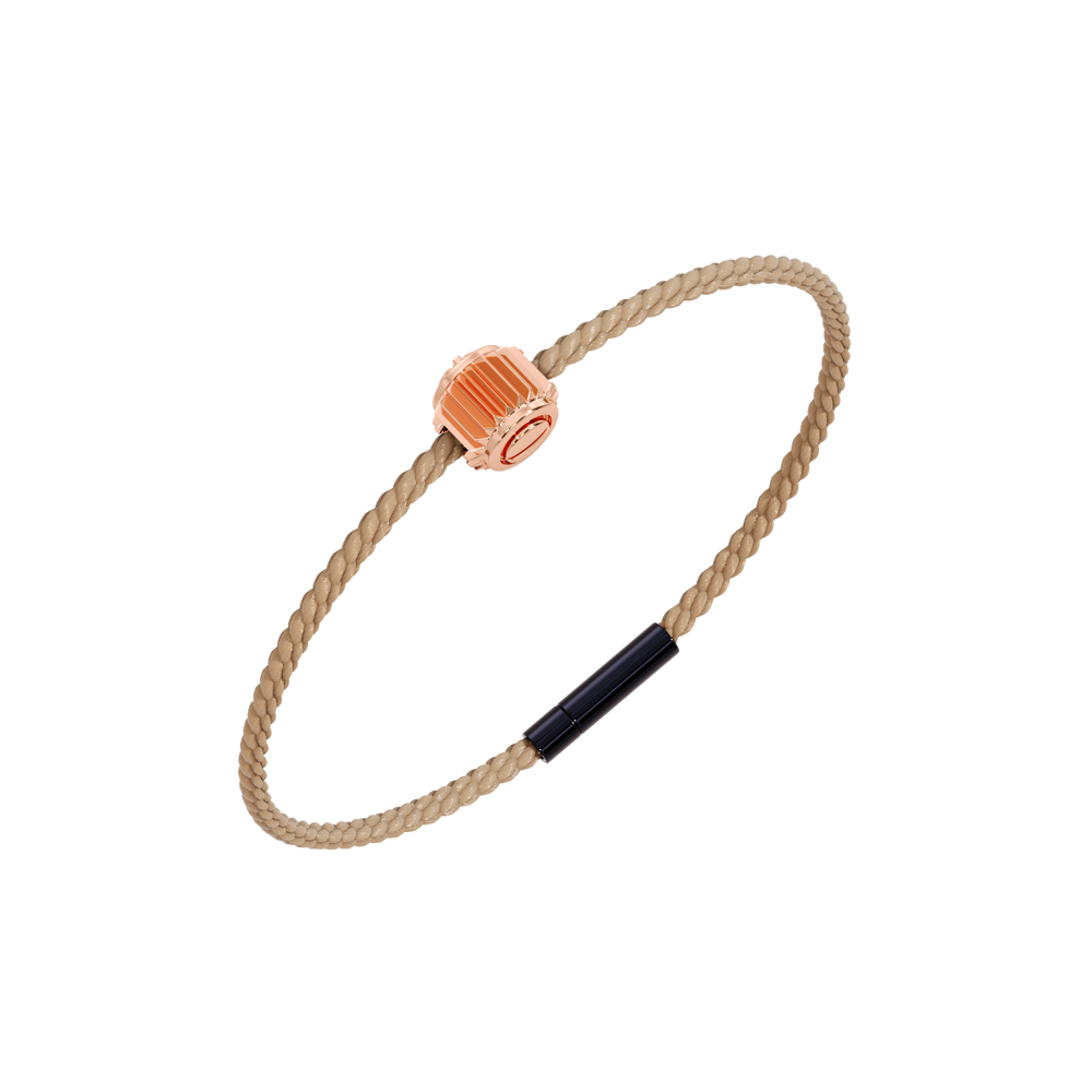 Winder of Love Crown 9 Bracelet - 18K Rose Gold - Golden Sand