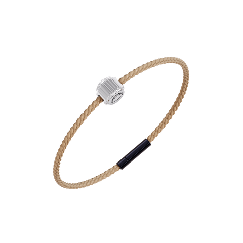 Winder of Love Crown 9 Bracelet - 925 Sterling Silver - Golden Sand