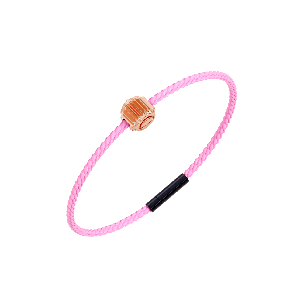 Winder of Love Crown 9 Bracelet - 18K Rose Gold - Pink