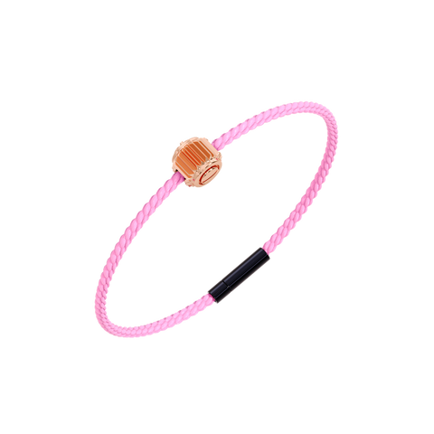 Winder of Love Crown 9 Bracelet - 18K Rose Gold - Pink
