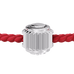 Winder of Love Crown 9 Bracelet - 925 Sterling Silver - Rye Red