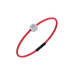 Winder of Love Crown 9 Bracelet - 925 Sterling Silver - Rye Red