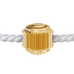 Winder of Love Crown 9 Bracelet - 18K Yellow Gold - White