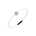 Winder of Love Crown 9 Bracelet - 18K White Gold - White