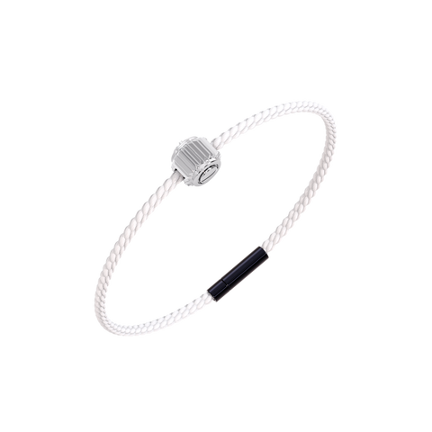 Winder of Love Crown 9 Bracelet - 925 Sterling Silver - White