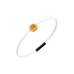 Winder of Love Crown 9 Bracelet - 18K Yellow Gold - White