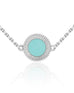 Winder of Love Necklace, 5 Motifs (Turquoise)
