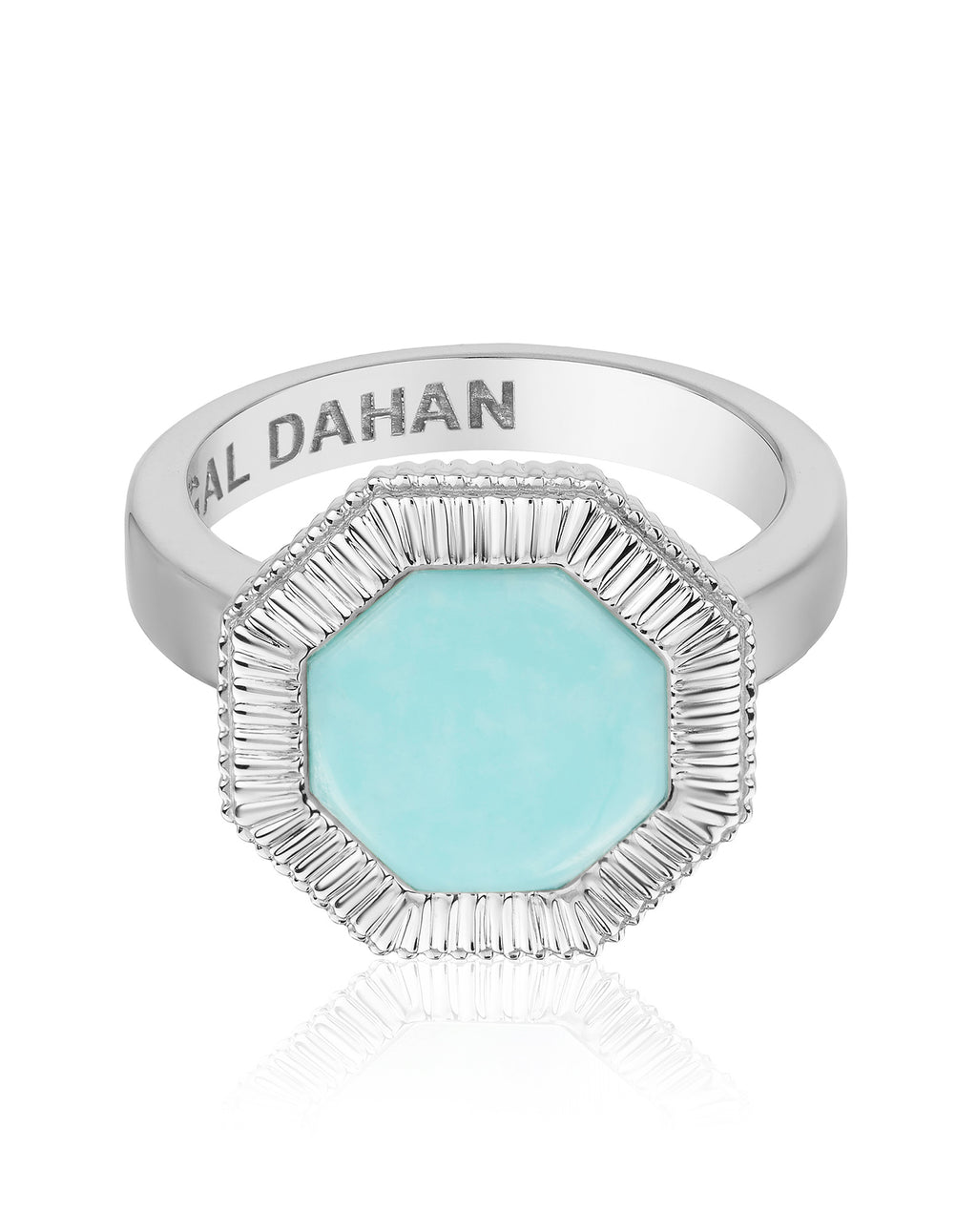 Octaday Ring with Turquoise