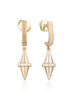 Golden Iconec Earrings in Yellow Gold