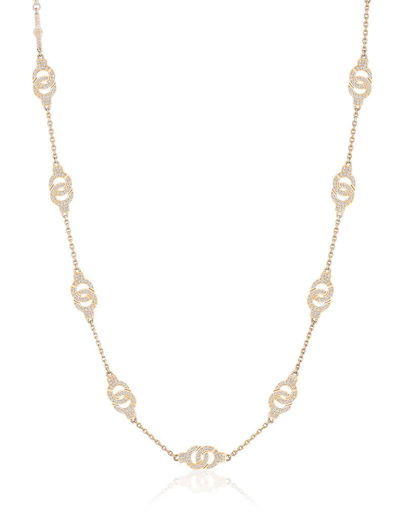The Aphrodite 10 Cuff Necklace with Diamonds
