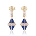 Tresor Iconec Earring Set with Diamonds (Blue)