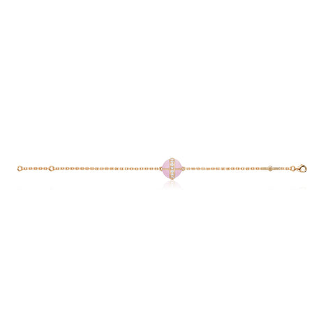 Rising Canopus Bracelet with Diamonds (Pink)