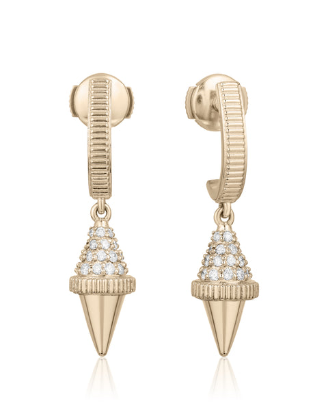 Golden Iconec Earring