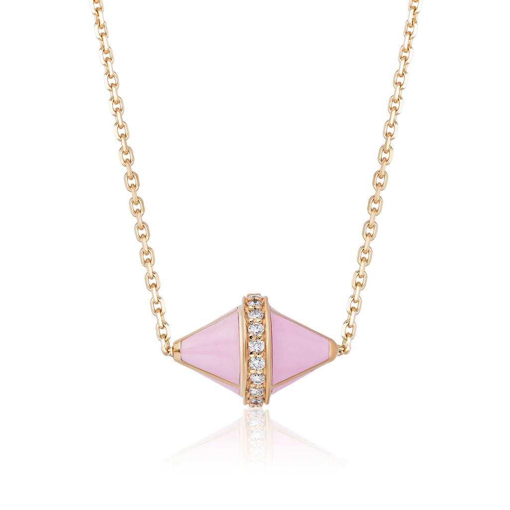 Tresor Iconec Pendant with Diamonds (Pink)