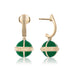 Rising Canopus Drop Earrings (Green)